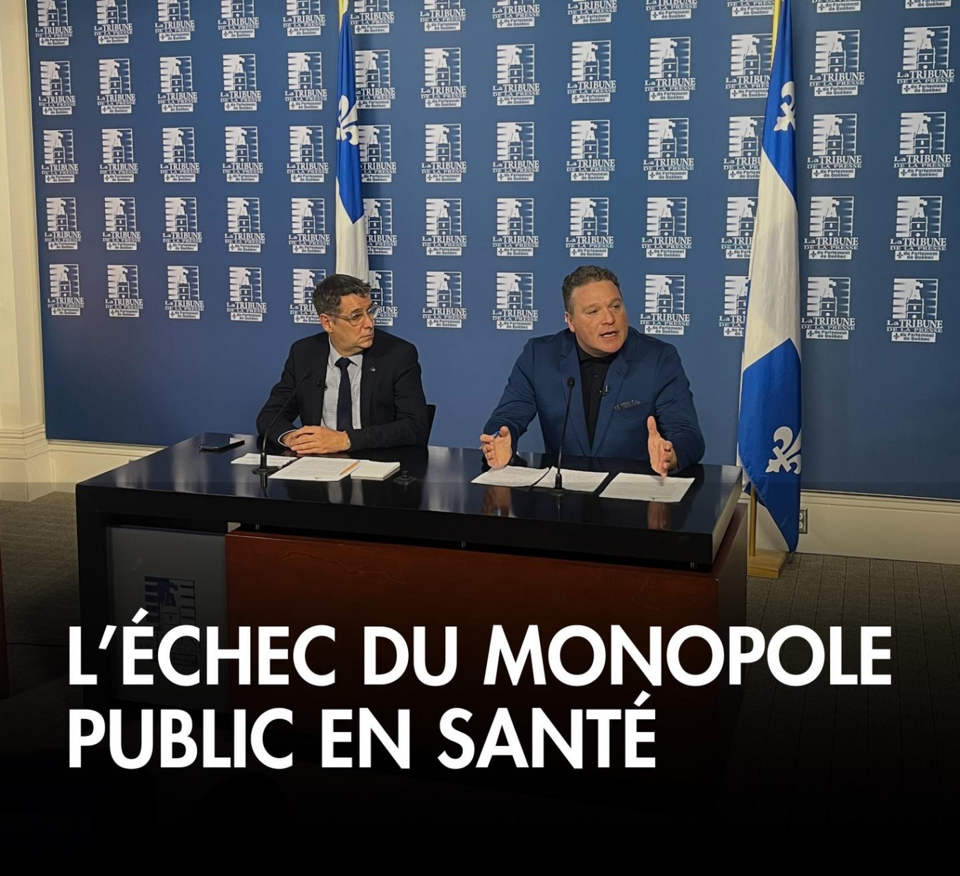 Communiqué image L’ÉCHEC DU MONOPOLE PUBLIC EN SANTÉ