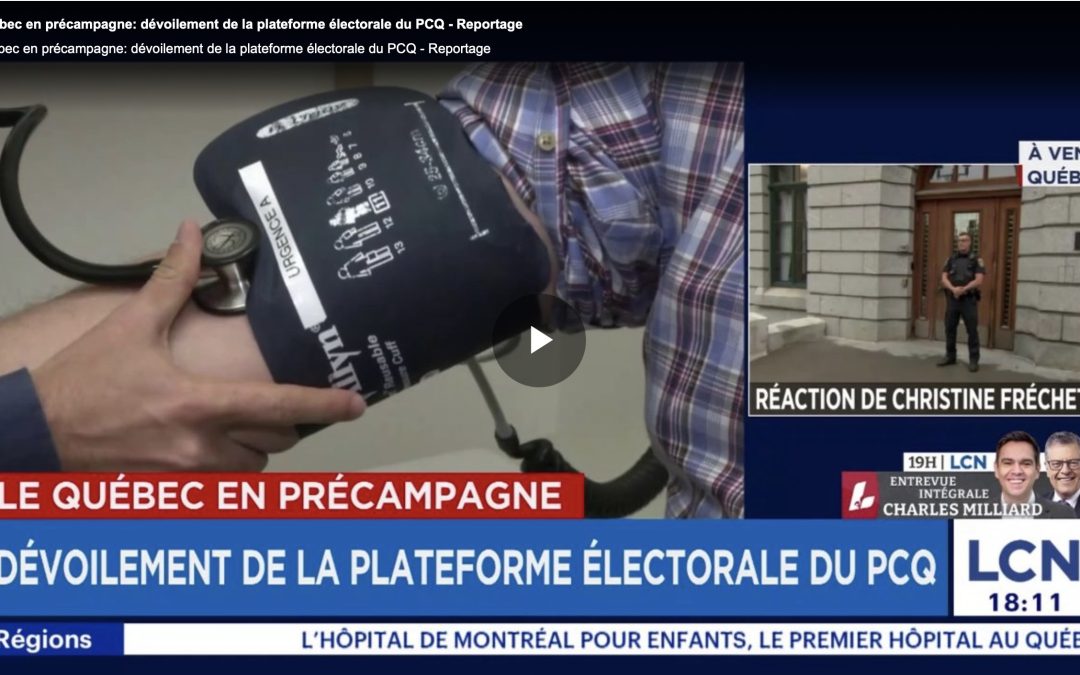 Éric Duhaime mise sur des politiques natalistes et un virage autonomiste dans la plateforme électorale du Parti conservateur du Québec